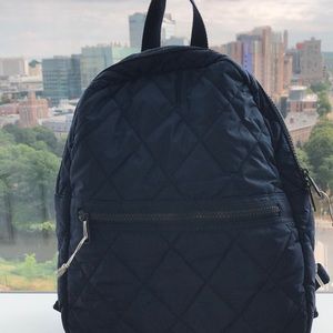 Aerie Navy Quilted Backpack